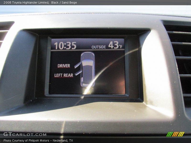 Black / Sand Beige 2008 Toyota Highlander Limited