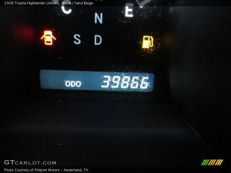 Black / Sand Beige 2008 Toyota Highlander Limited