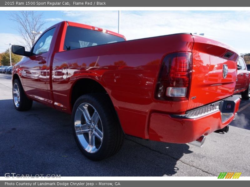Flame Red / Black 2015 Ram 1500 Sport Regular Cab