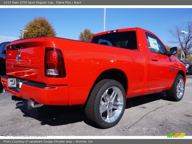 Flame Red / Black 2015 Ram 1500 Sport Regular Cab