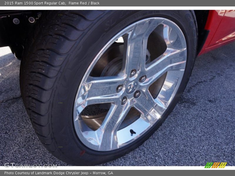 Flame Red / Black 2015 Ram 1500 Sport Regular Cab