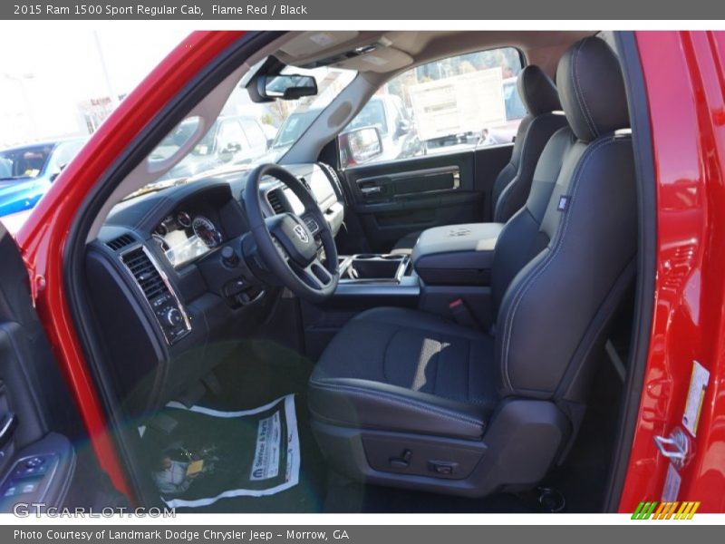  2015 1500 Sport Regular Cab Black Interior