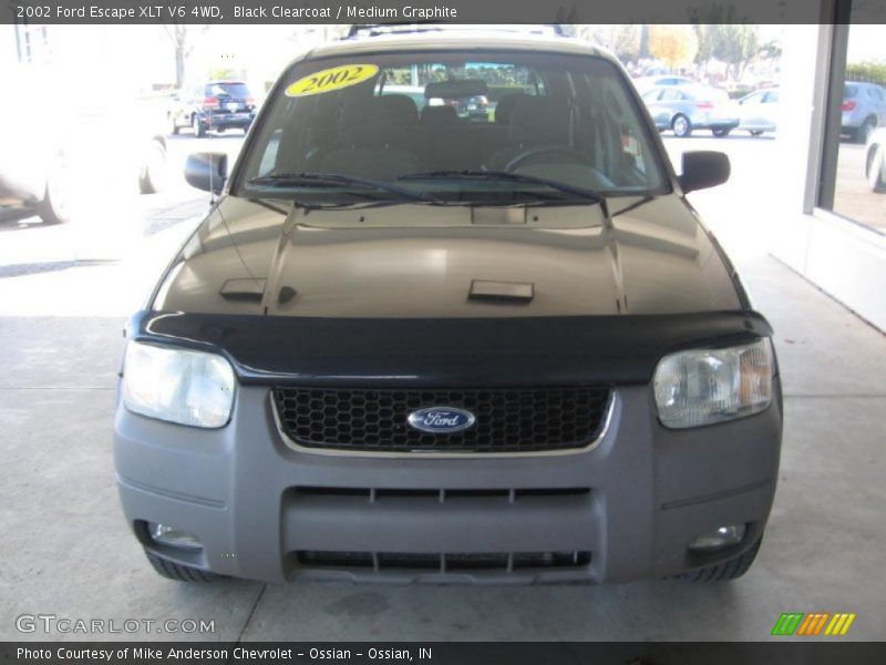 Black Clearcoat / Medium Graphite 2002 Ford Escape XLT V6 4WD