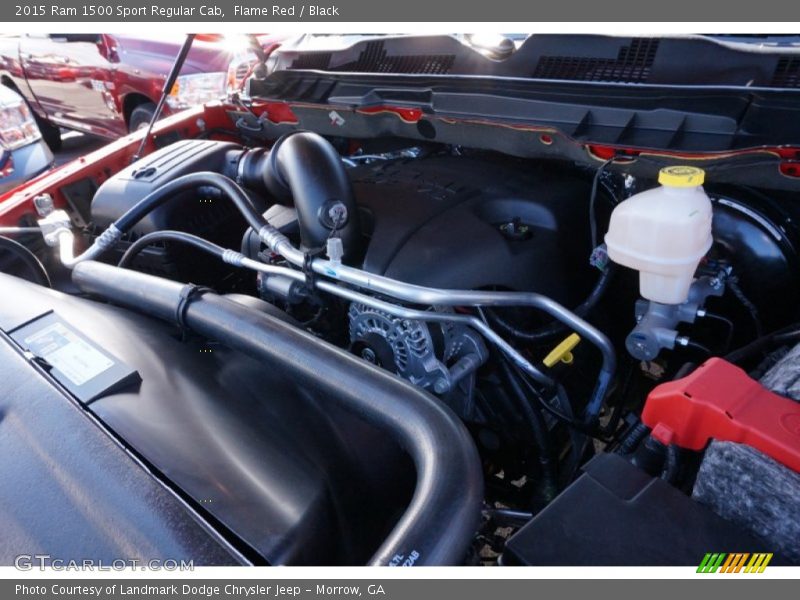 Flame Red / Black 2015 Ram 1500 Sport Regular Cab