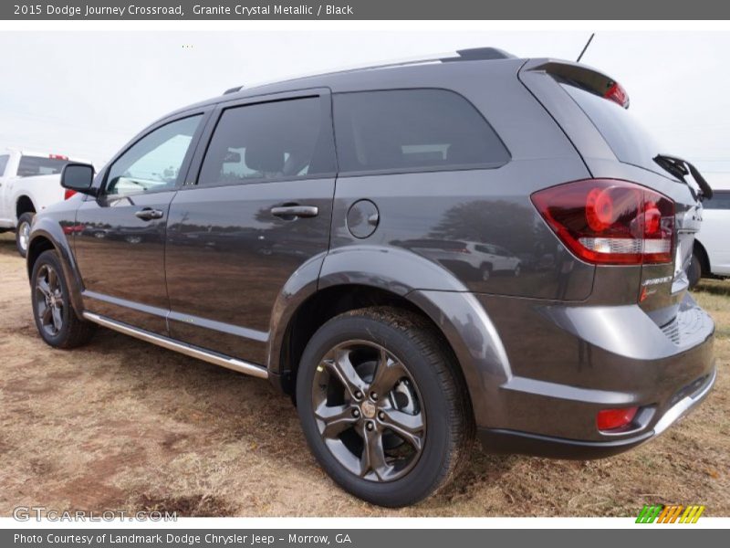 Granite Crystal Metallic / Black 2015 Dodge Journey Crossroad