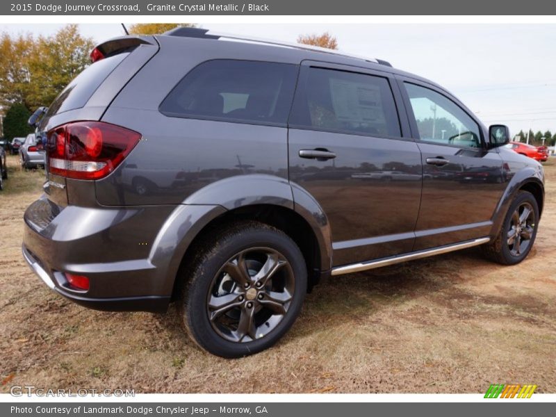Granite Crystal Metallic / Black 2015 Dodge Journey Crossroad