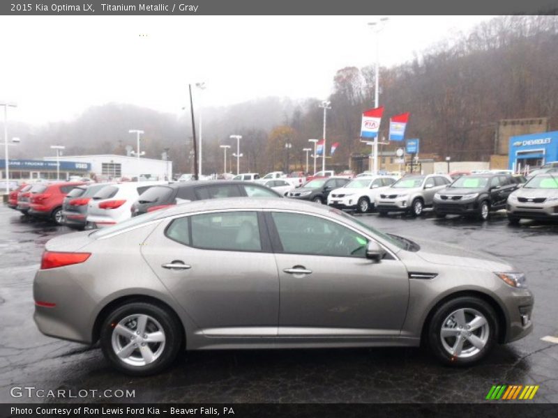 Titanium Metallic / Gray 2015 Kia Optima LX