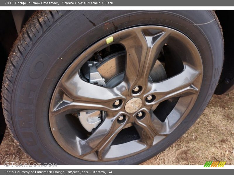 Granite Crystal Metallic / Black 2015 Dodge Journey Crossroad
