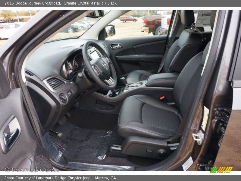 Granite Crystal Metallic / Black 2015 Dodge Journey Crossroad