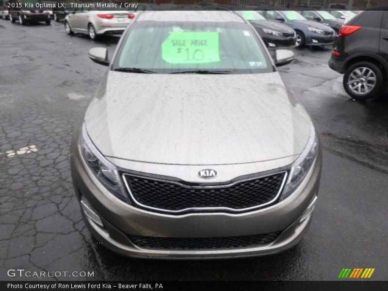 Titanium Metallic / Gray 2015 Kia Optima LX