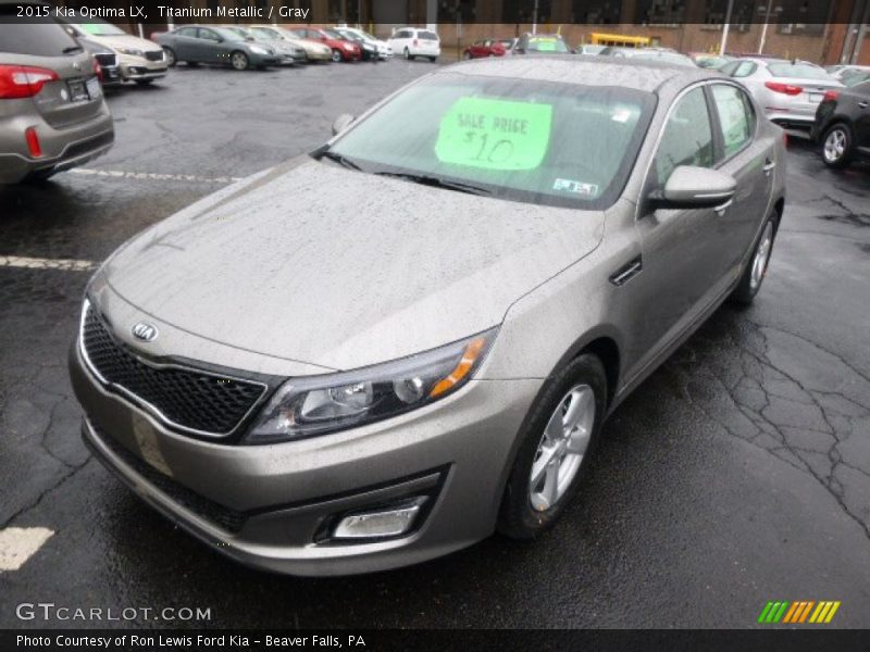 Titanium Metallic / Gray 2015 Kia Optima LX