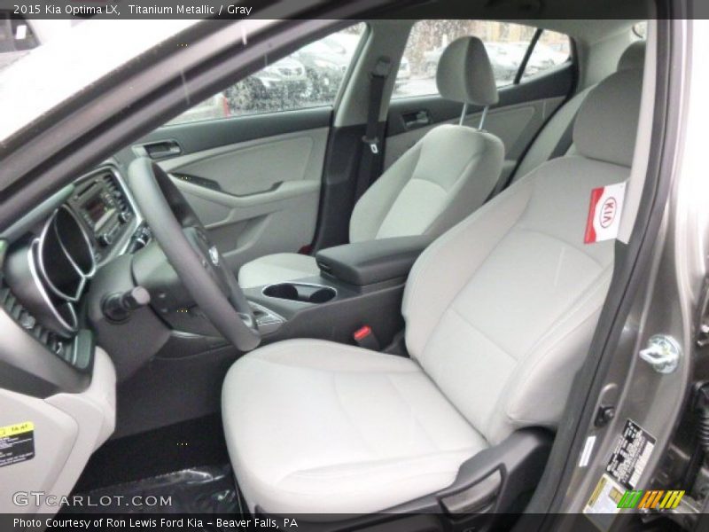 Titanium Metallic / Gray 2015 Kia Optima LX
