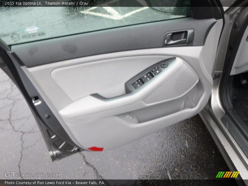 Titanium Metallic / Gray 2015 Kia Optima LX