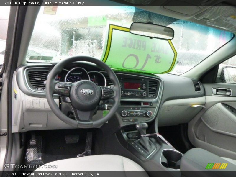 Titanium Metallic / Gray 2015 Kia Optima LX