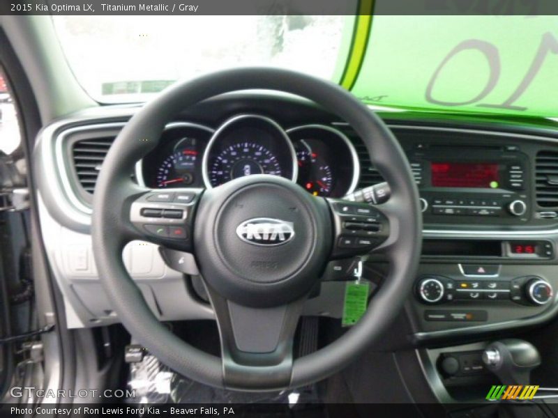 Titanium Metallic / Gray 2015 Kia Optima LX