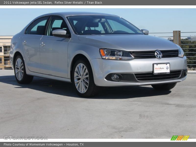 Reflex Silver Metallic / Titan Black 2011 Volkswagen Jetta SEL Sedan