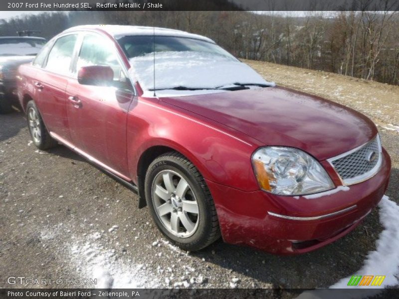 Redfire Metallic / Shale 2007 Ford Five Hundred SEL