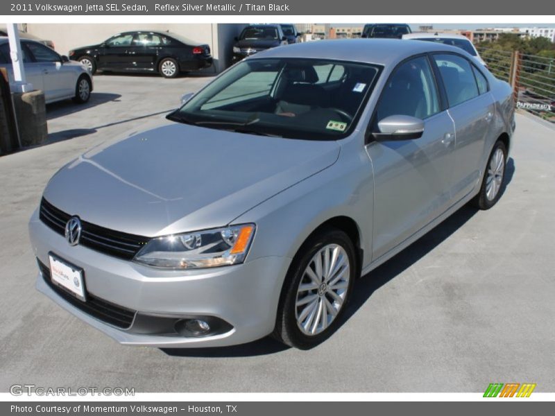 Reflex Silver Metallic / Titan Black 2011 Volkswagen Jetta SEL Sedan