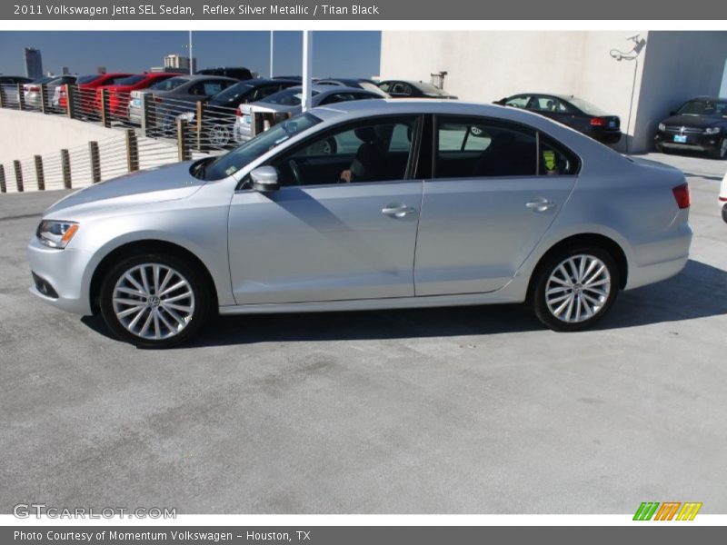 Reflex Silver Metallic / Titan Black 2011 Volkswagen Jetta SEL Sedan