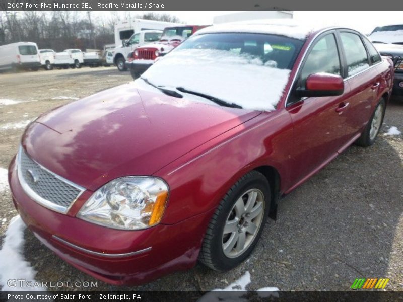 Redfire Metallic / Shale 2007 Ford Five Hundred SEL