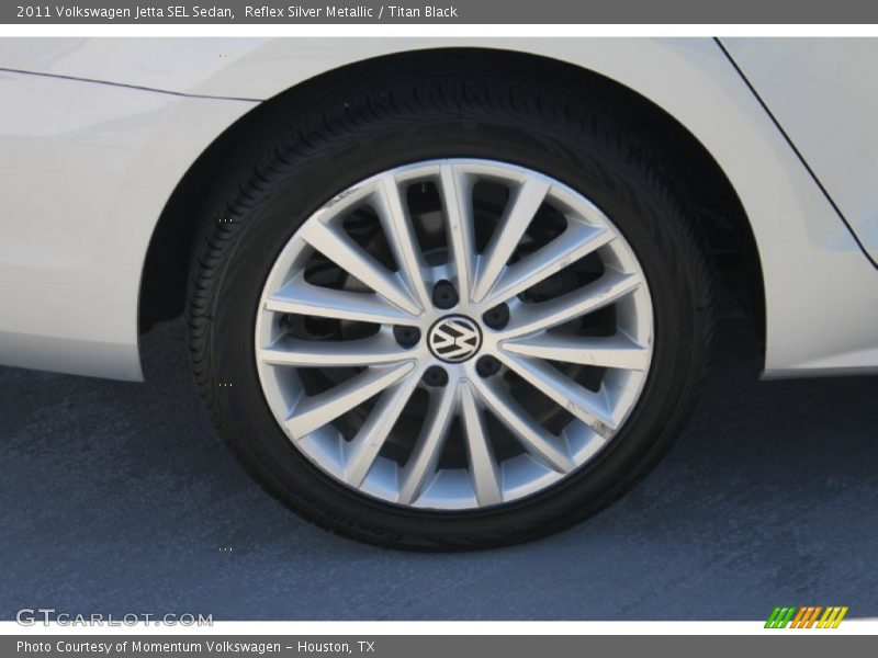 Reflex Silver Metallic / Titan Black 2011 Volkswagen Jetta SEL Sedan