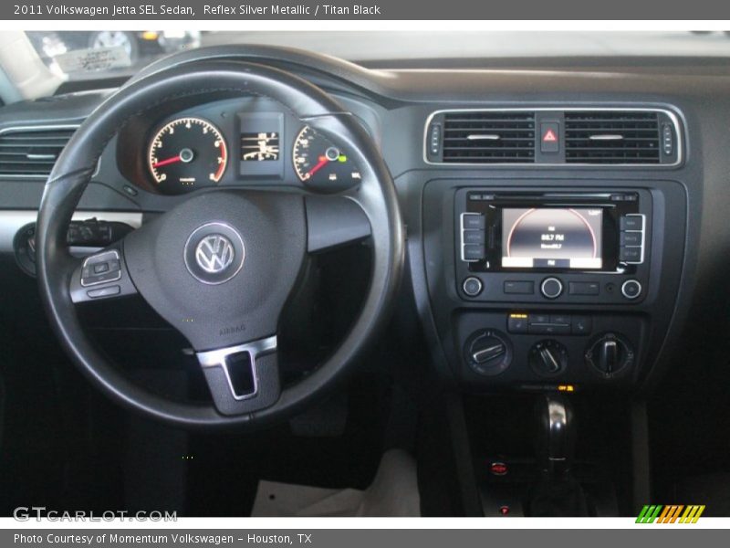 Reflex Silver Metallic / Titan Black 2011 Volkswagen Jetta SEL Sedan