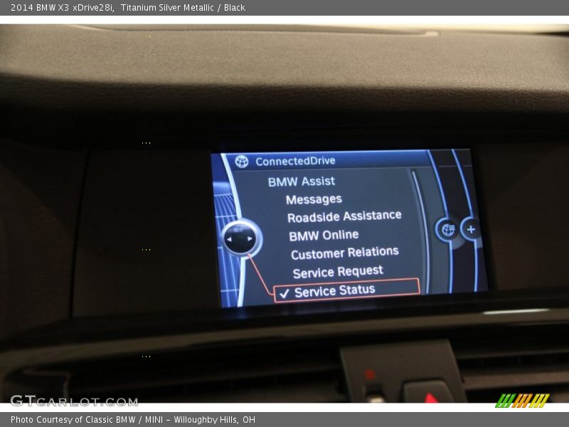 Titanium Silver Metallic / Black 2014 BMW X3 xDrive28i