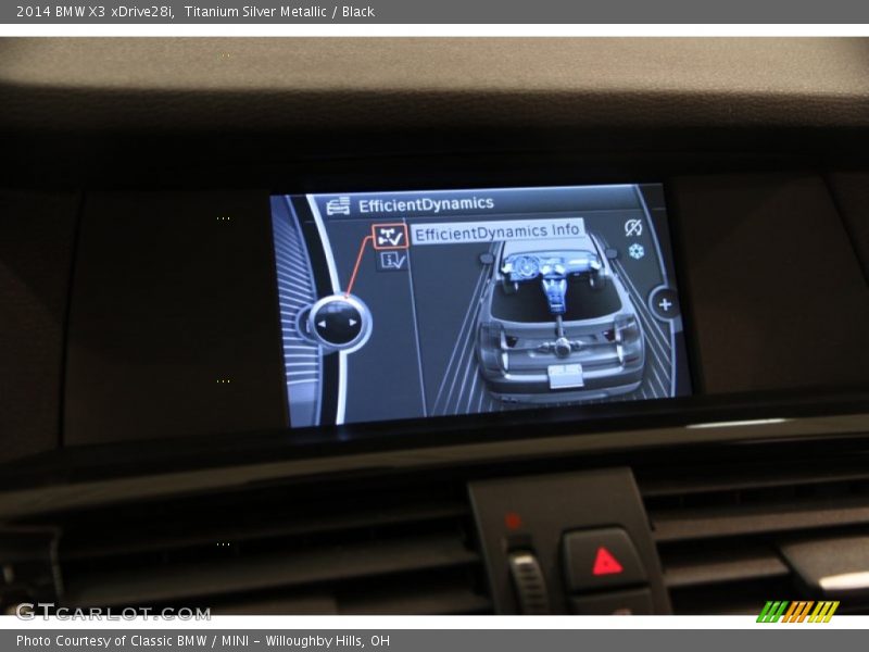 Titanium Silver Metallic / Black 2014 BMW X3 xDrive28i