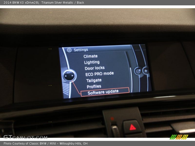 Titanium Silver Metallic / Black 2014 BMW X3 xDrive28i