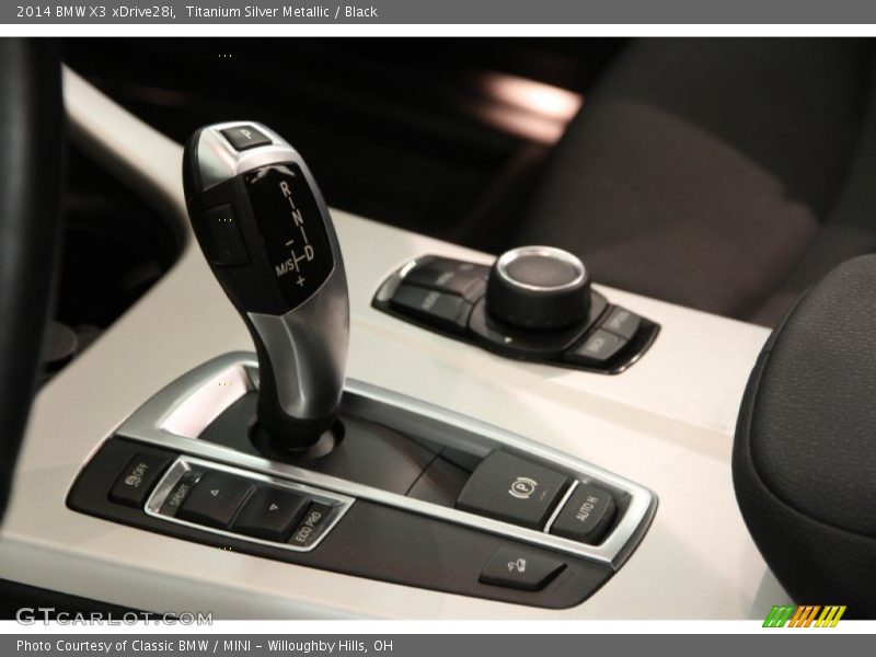 Titanium Silver Metallic / Black 2014 BMW X3 xDrive28i