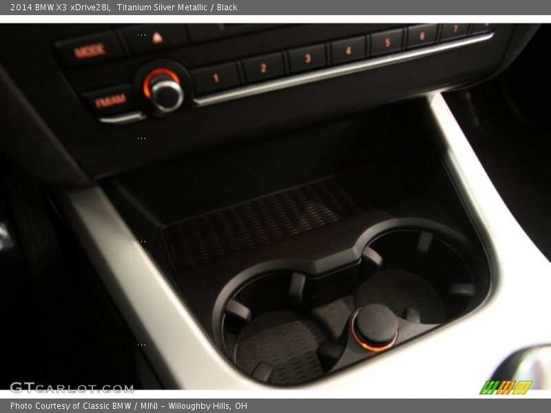 Titanium Silver Metallic / Black 2014 BMW X3 xDrive28i
