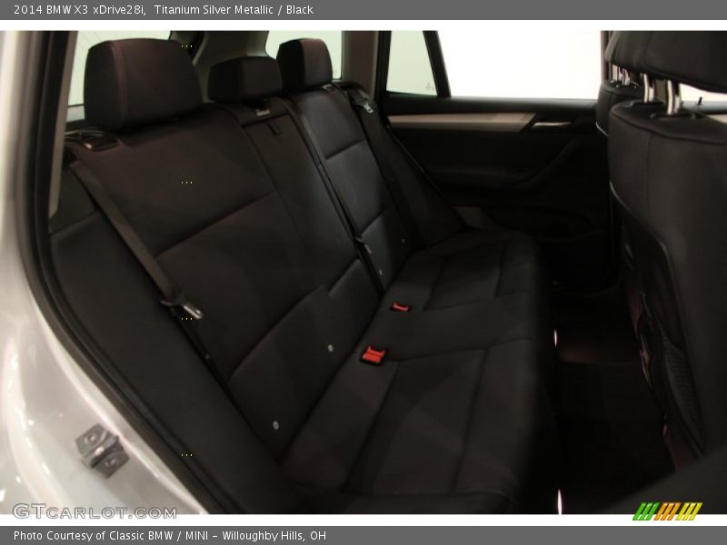 Titanium Silver Metallic / Black 2014 BMW X3 xDrive28i