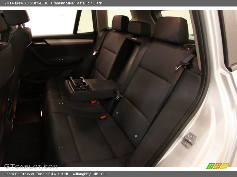 Titanium Silver Metallic / Black 2014 BMW X3 xDrive28i