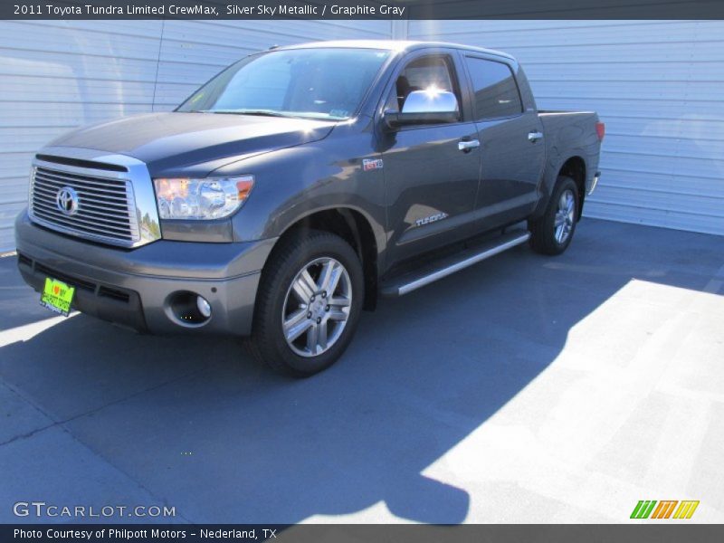 Silver Sky Metallic / Graphite Gray 2011 Toyota Tundra Limited CrewMax