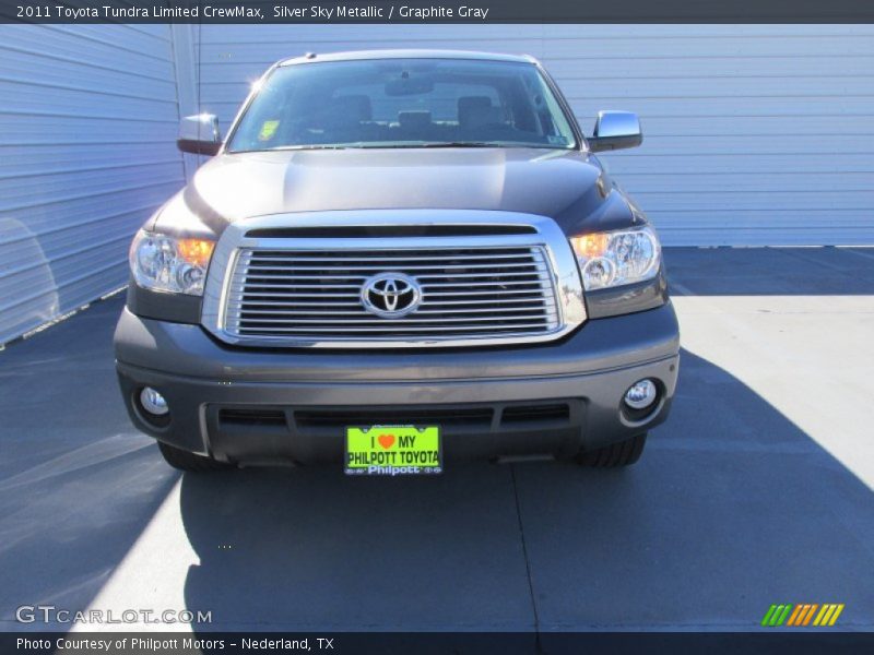 Silver Sky Metallic / Graphite Gray 2011 Toyota Tundra Limited CrewMax