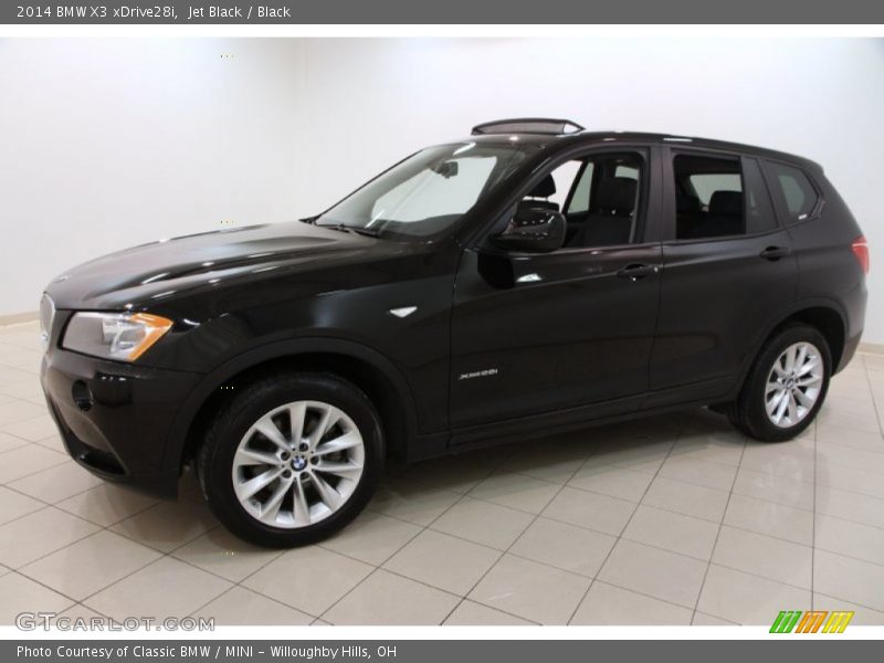 Jet Black / Black 2014 BMW X3 xDrive28i