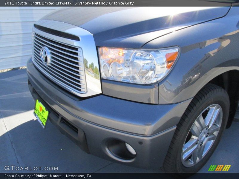 Silver Sky Metallic / Graphite Gray 2011 Toyota Tundra Limited CrewMax
