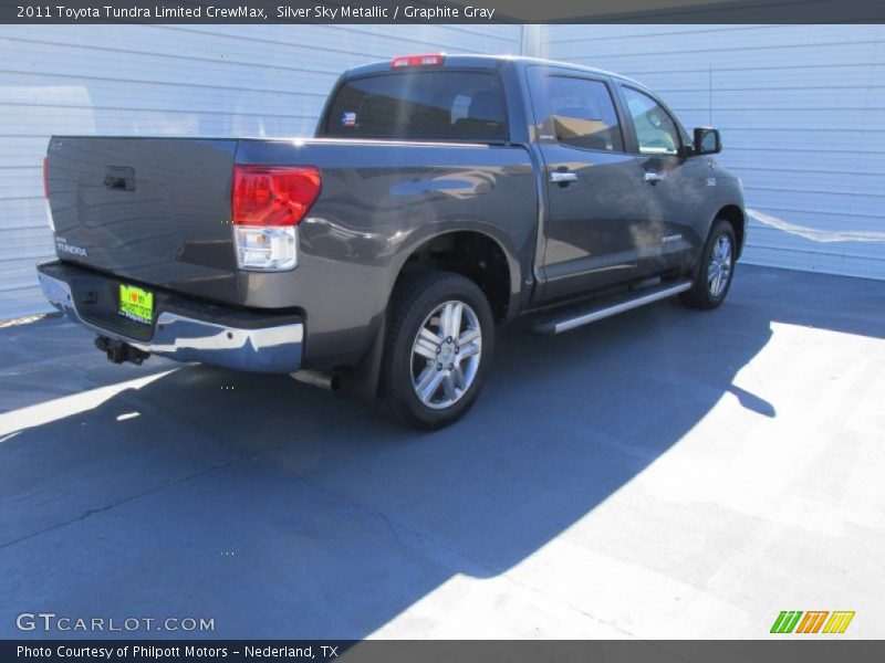 Silver Sky Metallic / Graphite Gray 2011 Toyota Tundra Limited CrewMax