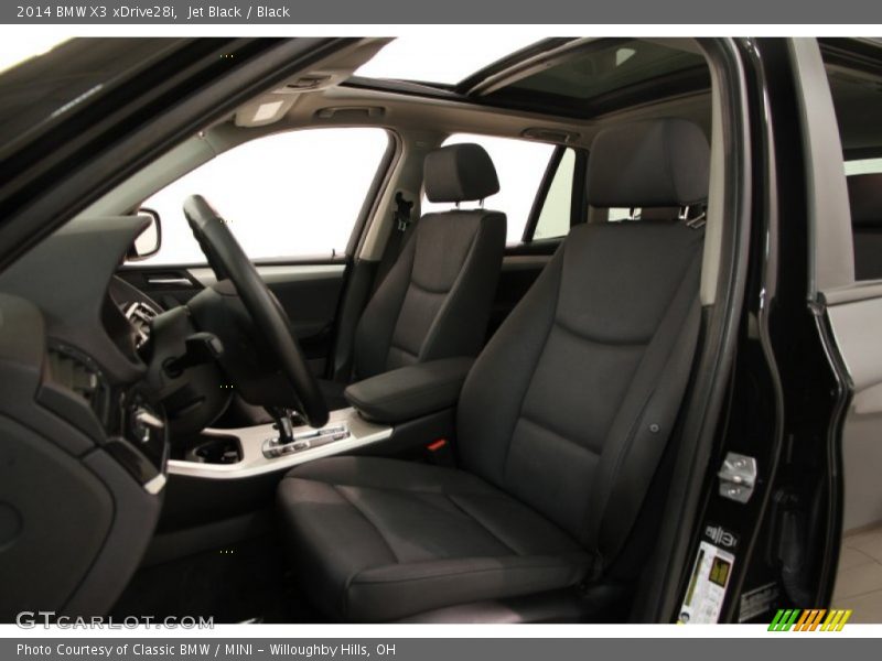Jet Black / Black 2014 BMW X3 xDrive28i