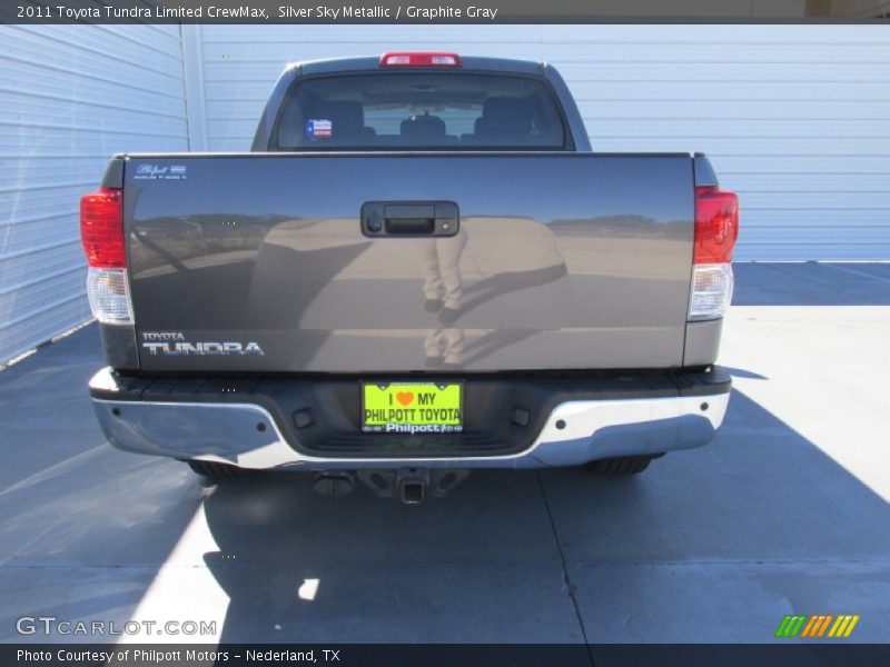 Silver Sky Metallic / Graphite Gray 2011 Toyota Tundra Limited CrewMax