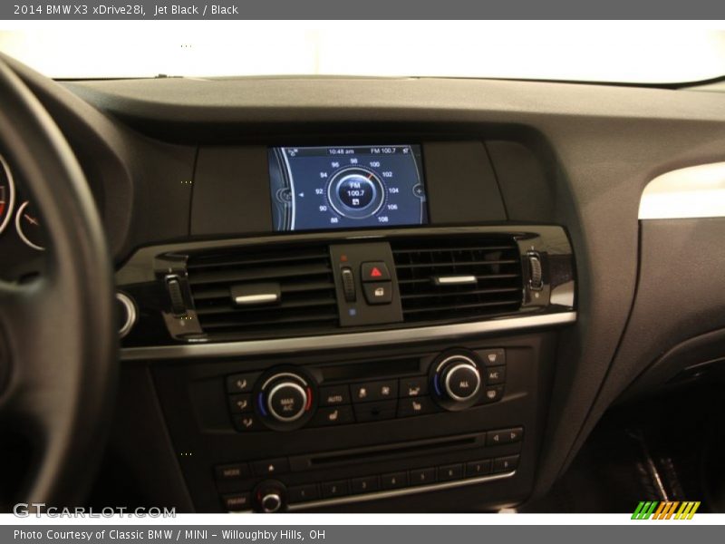 Jet Black / Black 2014 BMW X3 xDrive28i