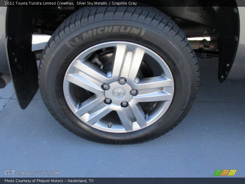 Silver Sky Metallic / Graphite Gray 2011 Toyota Tundra Limited CrewMax