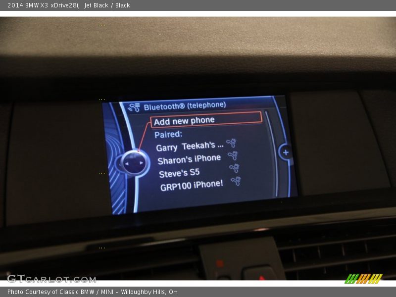 Jet Black / Black 2014 BMW X3 xDrive28i