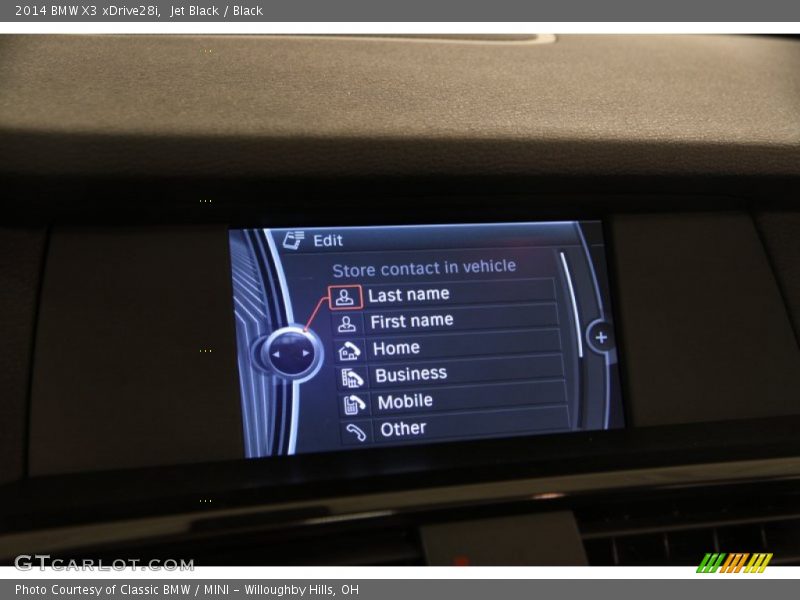 Jet Black / Black 2014 BMW X3 xDrive28i