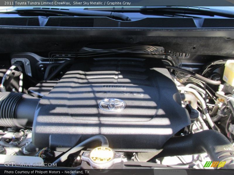 Silver Sky Metallic / Graphite Gray 2011 Toyota Tundra Limited CrewMax