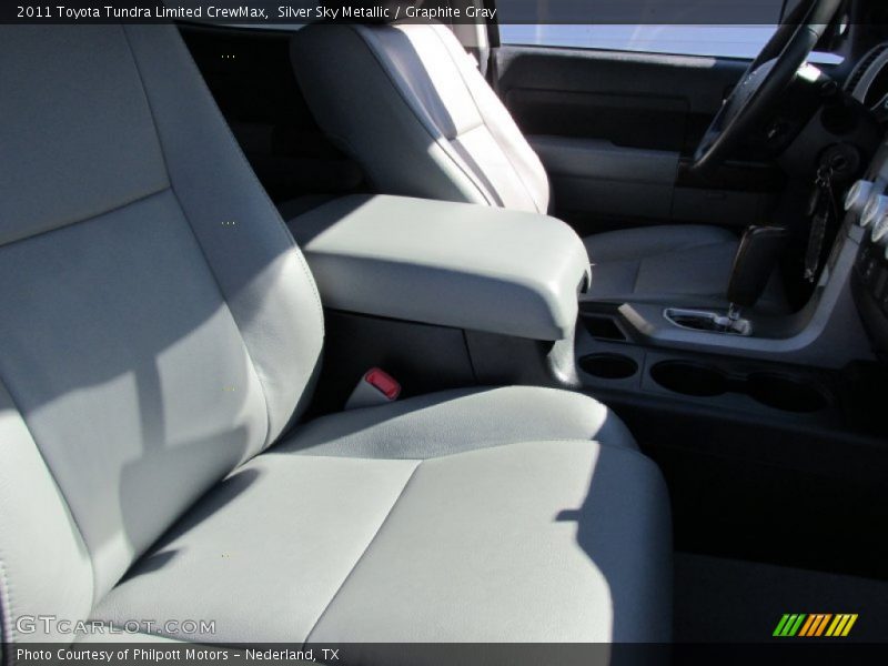 Silver Sky Metallic / Graphite Gray 2011 Toyota Tundra Limited CrewMax