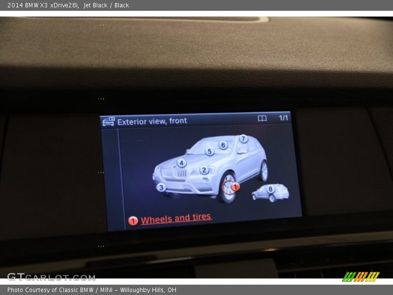 Jet Black / Black 2014 BMW X3 xDrive28i