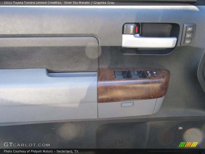 Silver Sky Metallic / Graphite Gray 2011 Toyota Tundra Limited CrewMax