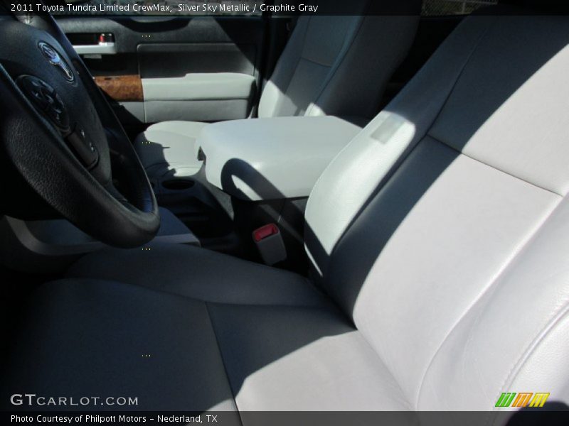 Silver Sky Metallic / Graphite Gray 2011 Toyota Tundra Limited CrewMax
