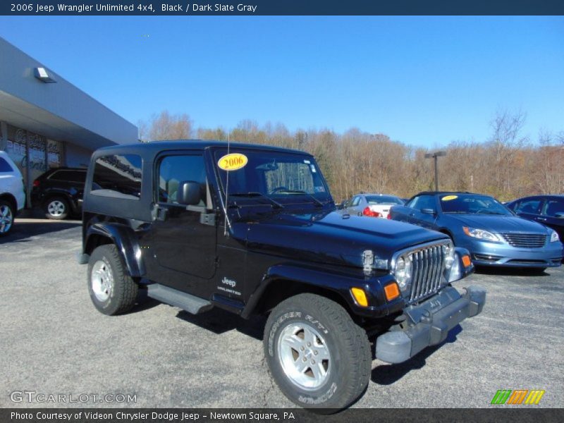Black / Dark Slate Gray 2006 Jeep Wrangler Unlimited 4x4